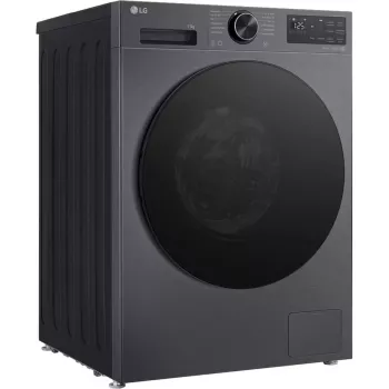 LG F4WX701YB 10,5 kg pračka s plněním vpředu s AI DD, párou, Wi-Fi - Black Steel