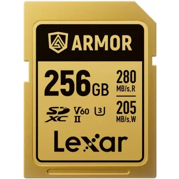 Lexar Professional ARMOR GOLD SDXC UHS-II paměťová karta, 256 GB, V60 (LSDAMGL256G-RNNNG)