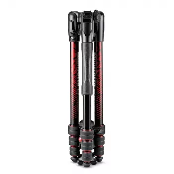 Cestovní hliníkový stativ Manfrotto MKBFRTA4RD-BH Befree 4sekční s kulovou hlavou, červený