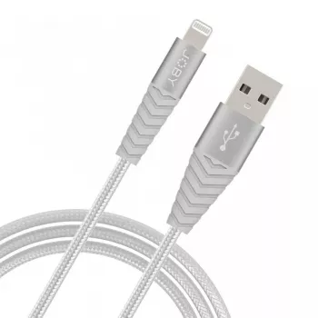 Joby nabíjecí a synchronizační kabel Lightning, 1,2 m, stříbrný (JB01814-BWW)
