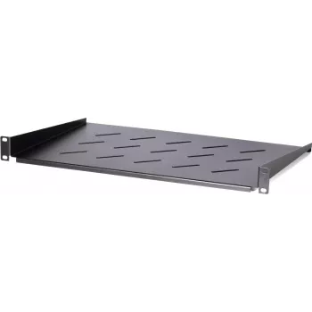 DSIT DS-FH1U250 1U pevná police pro nástěnné skříně o hloubce 450 mm, hloubka 250 mm, nosnost 25 kg, černá