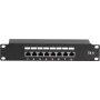 DSIT DS-10Patch6-8FTP 10 inch 8-portový FTP CAT6 patch panel