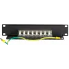 DSIT DS-10Patch6-8FTP 10 inch 8-portový FTP CAT6 patch panel