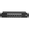 DSIT DS-10Patch6-8FTP 10 inch 8-portový FTP CAT6 patch panel