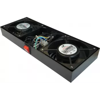 DS-IT nástěnná ventilátorová jednotka s termostatem pro síťové skříně (DS-FT-Wall)