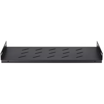 DSIT DS-FH45 pevná police pro nástěnné skříně hloubky 450 mm, 1U, černá