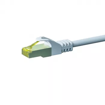 DSIT Cat.7 S/FTP PiMF RJ45 síťový patch kabel, 0,50 m, bílý