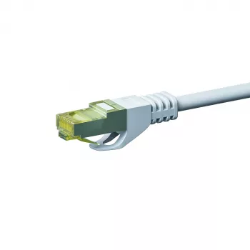 DSIT Cat.7 S/FTP PiMF RJ45 síťový patch kabel, 0,50 m, bílý