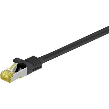 DSIT Cat.7 S/FTP PiMF RJ45 síťový patch kabel, 1m, černý