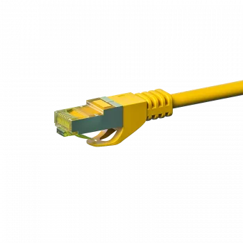 DSIT Cat.7 S/FTP PiMF RJ45 Network Cable, Yellow, 1.5 m