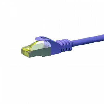 DSIT Cat.7 S/FTP PiMF RJ45 síťový kabel, 5m, fialový