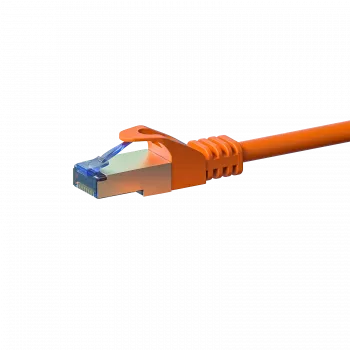 DSIT CAT 6a síťový kabel LSOH - S/FTP - 2 metry - oranžový (DC-6A6-020)