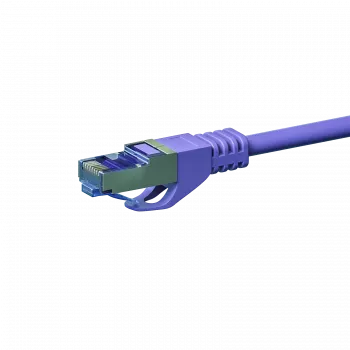 DSIT CAT 6a síťový kabel LSOH - S/FTP - 3 metry - fialový (DC-6A8-030)