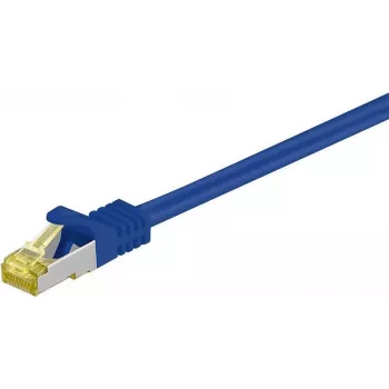 DSIT Cat.7 S/FTP PiMF RJ45 síťový kabel, 2m, modrý, 10 Gbps, 600 MHz