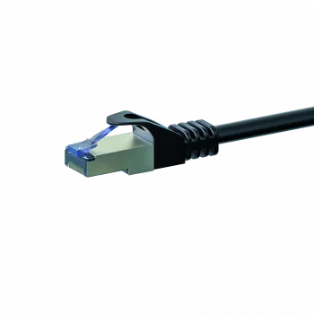 DSIT CAT 6a S/FTP LSOH Network Patch Cable, 15 m, Black