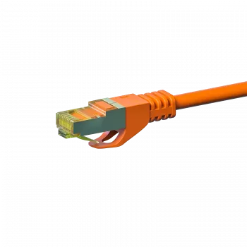 DSIT Cat.7 S/FTP PiMF RJ45 síťový kabel, 5m, oranžový