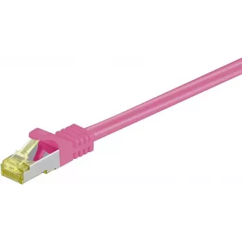 DSIT Cat.7 S/FTP PiMF RJ45 síťový kabel, růžový, 5 m