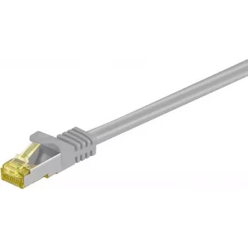 DSIT Cat.7 S/FTP PiMF RJ45 síťový kabel, 15 m, šedý, 600 MHz, 10Gbps