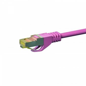 DSIT Cat.7 S/FTP PiMF RJ45 Network Cable, Pink, 20m