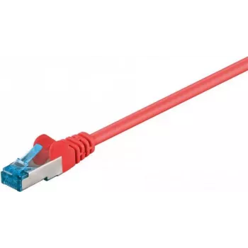 DSIT CAT 6a síťový kabel LSOH - S/FTP - 1 metr - červený (DC-6A5-010)