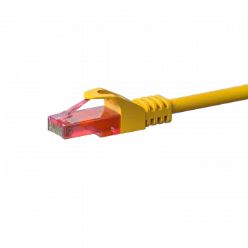 DSIT CAT6 U/UTP síťový kabel, 3 m, žlutý, 100% měď (DC-67-030)