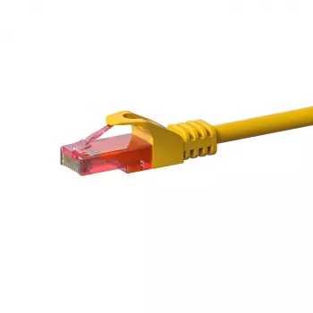 DSIT DC-67-100 CAT6 U/UTP Network Cable, 10 m, Yellow, 100% Copper