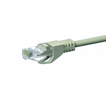 DSIT CAT5e U/UTP síťový patch kabel, 3 m, šedý, 100% měď (DC-51-030)