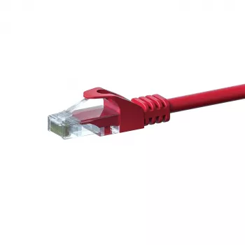 DSIT DC-55-500 CAT5e U/UTP Network Cable, 50 m, Red, 100% Copper