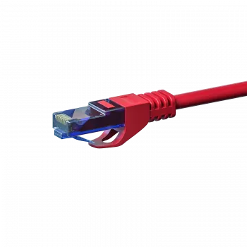 DSIT CAT6a U/UTP 100% měděný patch kabel 5m červený