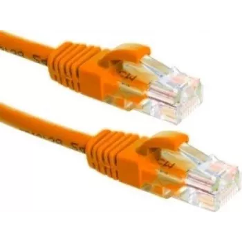 DSIT CAT6a síťový kabel 100% měď - U/UTP - 5 metrů - oranžový (DC-U6A6-050)