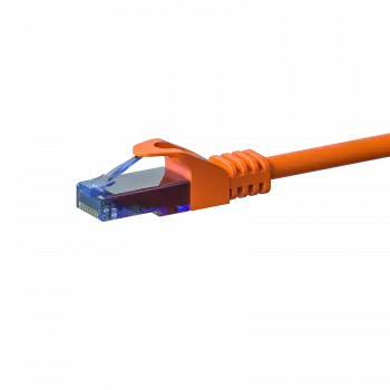 DSIT CAT6a síťový kabel 100% měď - U/UTP - 5 metrů - oranžový (DC-U6A6-050)