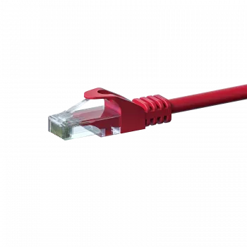 DSIT DC-C65-075 CAT6 U/UTP síťový kabel, 7,5 m, červený, CCA