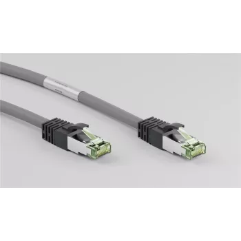 DSIT CAT 8 S/FTP PiMF síťový patch kabel RJ45 šedý 3m