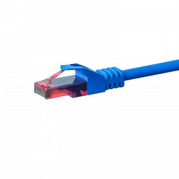 DSIT DC-64-001 CAT6 U/UTP síťový kabel, 0,15 m, modrý, 100% měď