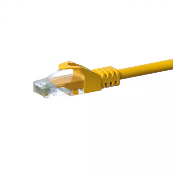 DSIT CAT5e síťový kabel U/UTP 50m žlutý 100% měď