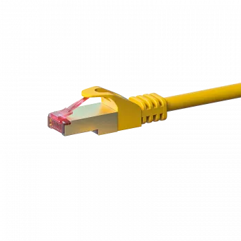 DSIT CAT 6 S/FTP LSOH patch kabel, 0,25 m, žlutý
