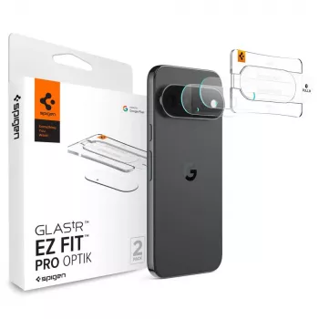 Spigen Optik Pro Glas.tR EZ Fit ochrana fotoaparátu 2 ks pro Google Pixel 11 Pro - čirá
