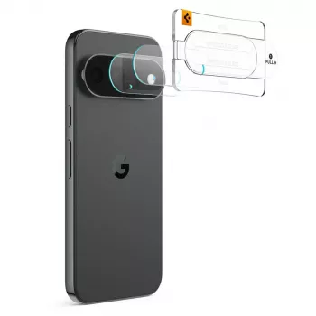 Spigen Optik Pro Glas.tR EZ Fit ochrana fotoaparátu 2 ks pro Google Pixel 11 Pro - čirá