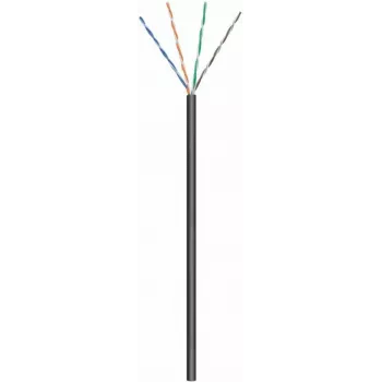 DSIT CAT6 U/UTP 50m venkovní síťový kabel flexibilní černý CCA (DC-OUT-UTP6CCA-50)