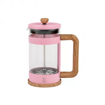 Leopold Vienna Franca French Press Coffee & Tea Maker, Pink, 600 ml