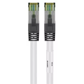 DSIT CAT 8 S/FTP PiMF RJ45 síťový kabel, 2 m, bílý