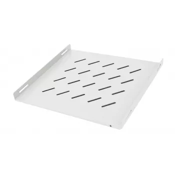 DSIT pevná police pro venkovní serverové skříně hluboké 800 mm, 1U, nosnost 50 kg, světle šedá