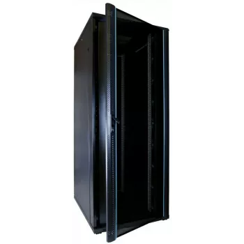 DSIT DS8042 42U 19 inch serverový rack s dvířky z tvrzeného skla, 800x1000mm, černý