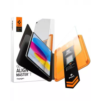 Tvrzené sklo na displej Spigen AlignMaster Glass.tR pro iPad 10,9 inch (10. generace 2022) a iPad 11 inch (11. generace 2025) – průhledné