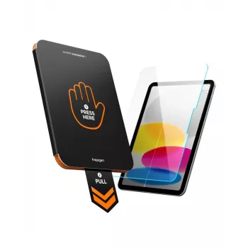 Tvrzené sklo na displej Spigen AlignMaster Glass.tR pro iPad 10,9 inch (10. generace 2022) a iPad 11 inch (11. generace 2025) – průhledné