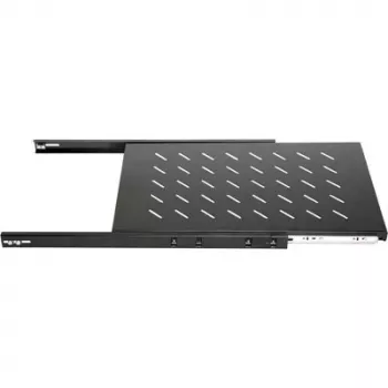DSIT DS-UH80 1U výsuvná police do racku, zatížení 18 kg, hloubka 640 mm, černá
