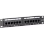 DSIT DS-10Patch5-12UTP 10 inch 12portový UTP CAT 5e patch panel