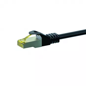 DSIT Cat.7 S/FTP PiMF RJ45 síťový patch kabel, 30 m, černý