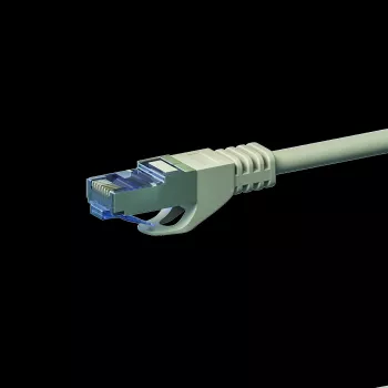 DSIT CAT 6a S/FTP LSOH síťový patch kabel, 0,5 m, šedý (DC-6A1-005)