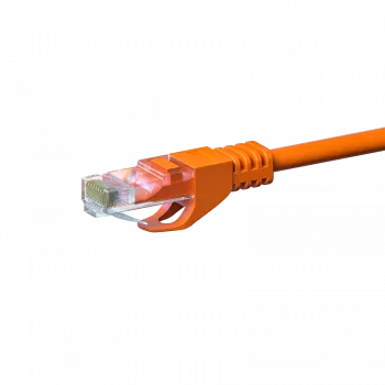 DSIT CAT5e U/UTP síťový patch kabel, 20 m, oranžový, 100% měď (DC-56-200)